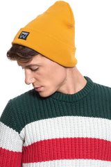 MĘSKA CZAPKA ZIMOWA WRANGLER BASIC BEANIE MINERAL YELLOW W0U0UHY02