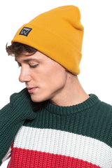 MĘSKA CZAPKA ZIMOWA WRANGLER BASIC BEANIE MINERAL YELLOW W0U0UHY02