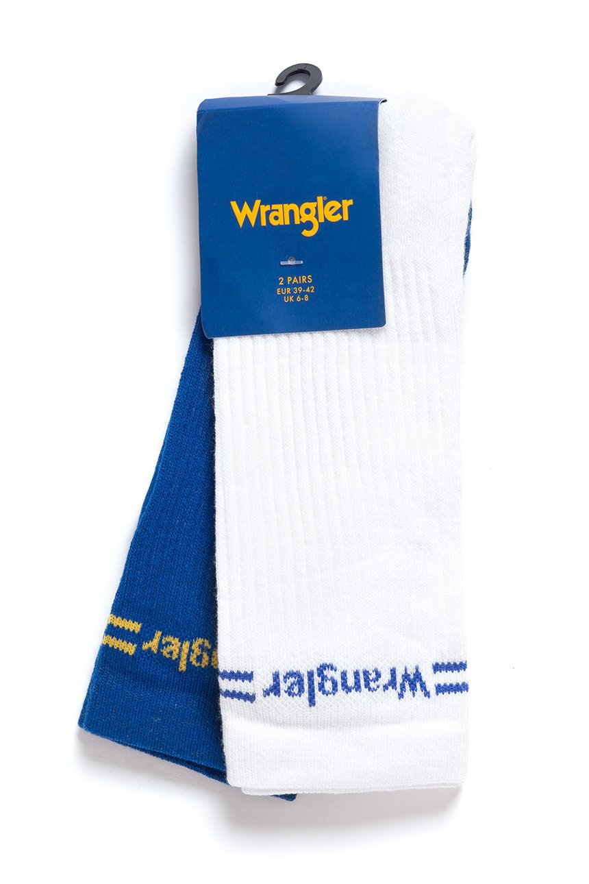 SKARPETKI WRANGLER B&Y TENNIS SOCKS NAUTICAL BLUE W0Z1896V2