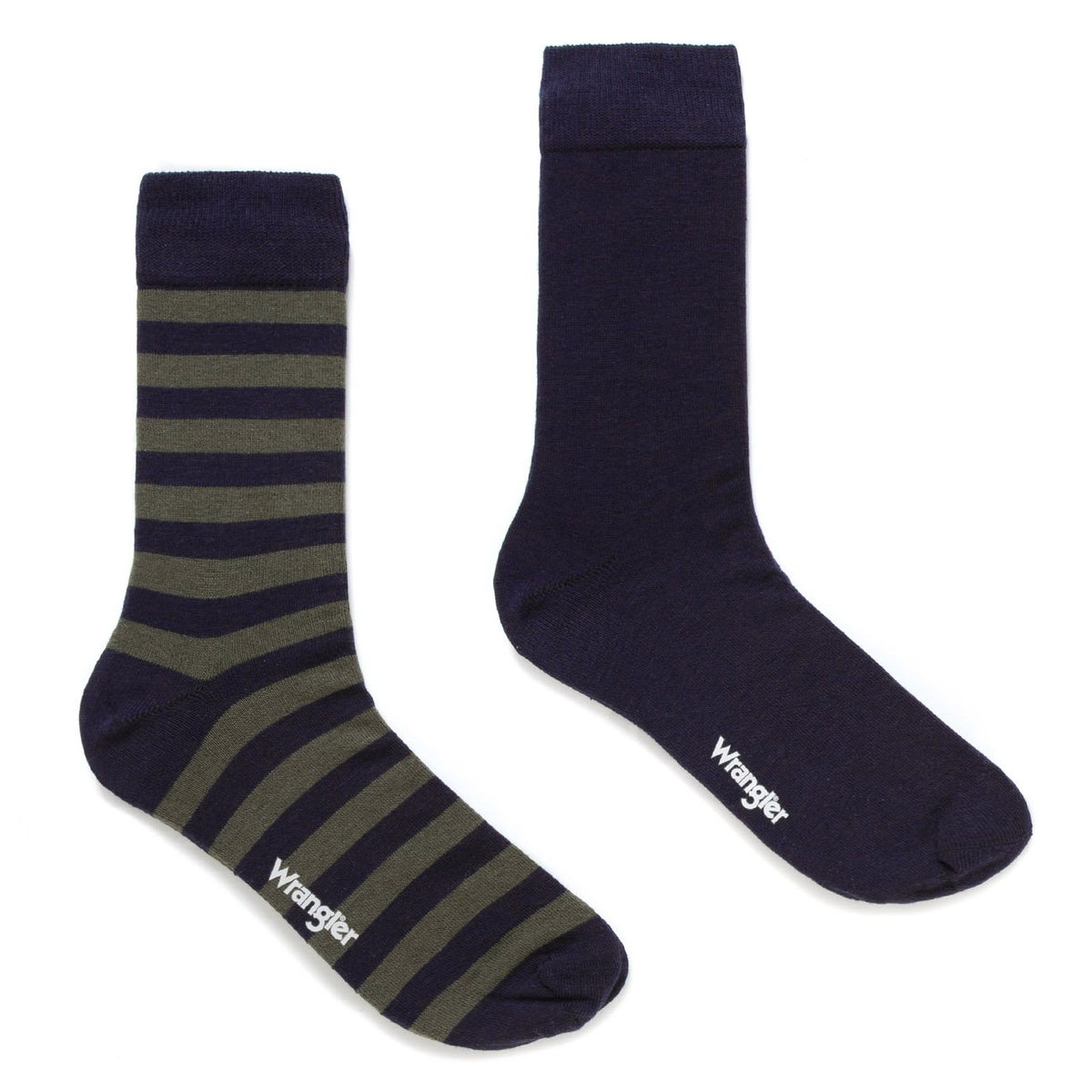 SKARPETKI WRANGLER STRIPES SOCKS NAVY W0Z219635