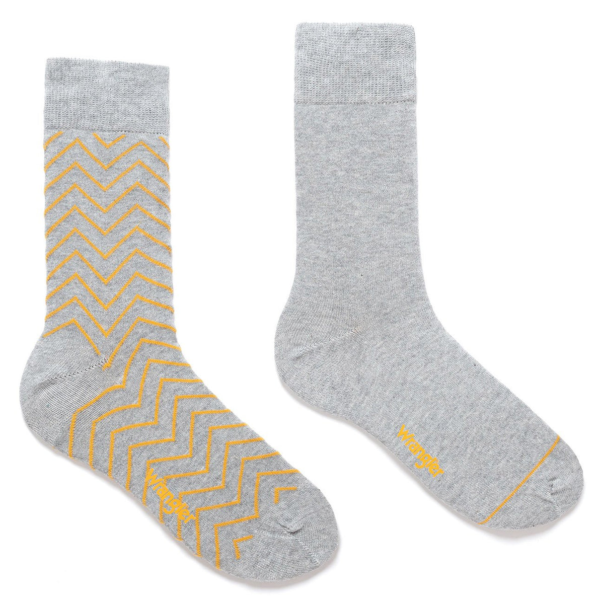 SKARPETY WRANGLER ZIG ZAG SOCKS MID GREY MEL W0Z229637