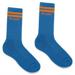 SKARPETKI WRANGLER TENNIS SOCKS  DEEP WATER W0Z23UDDF