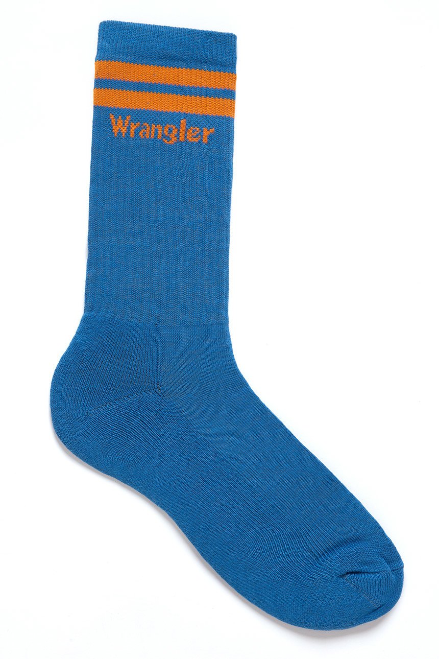 SKARPETKI WRANGLER TENNIS SOCKS  DEEP WATER W0Z23UDDF