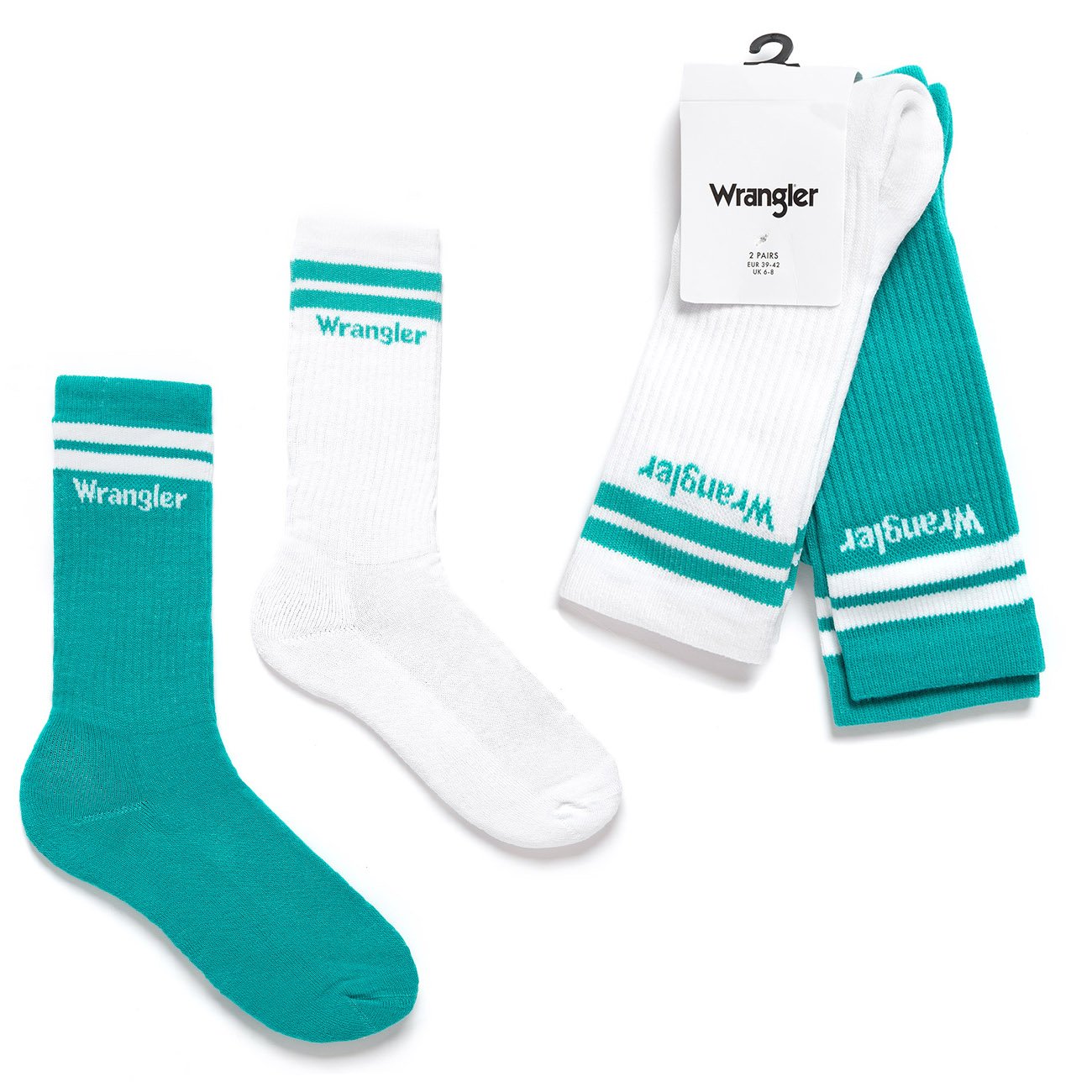 SKARPETKI WRANGLER 2PACKS TENNIS SOCKS SPECTRA GR W0Z24UDWB