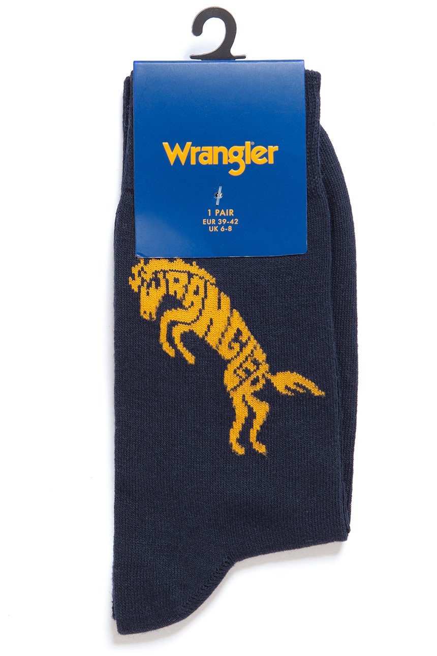 SKARPETKI WRANGLER B&Y HORSE SOCKS NAVY W0Z259635