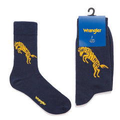 SKARPETKI WRANGLER B&Y HORSE SOCKS NAVY W0Z259635