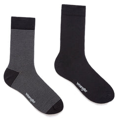 SKARPETY WRANGLER STRIPES SOCKS BLACK W0Z277901