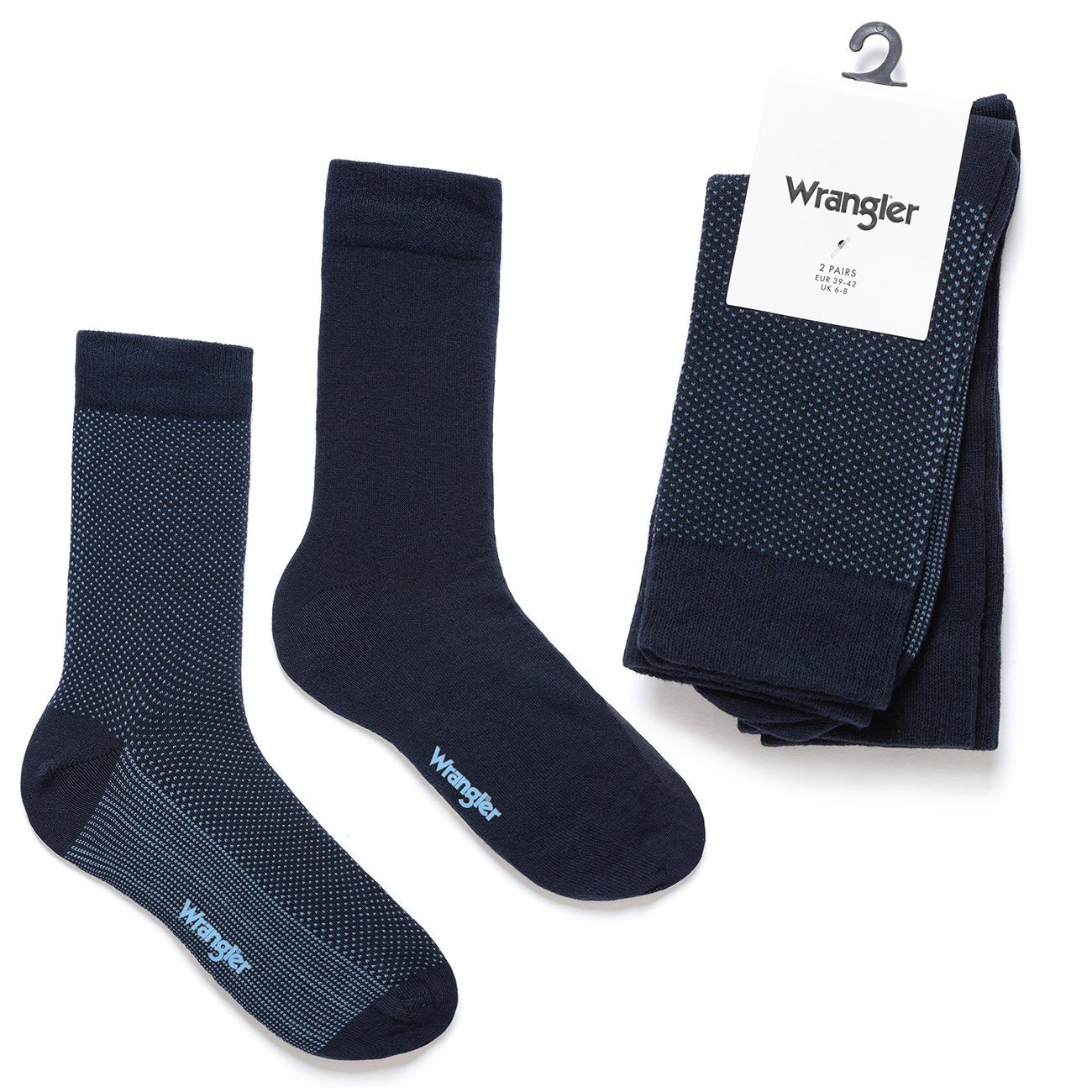 SKARPETY WRANGLER DOTS SOCKS DEEP WATER W0Z2878DF