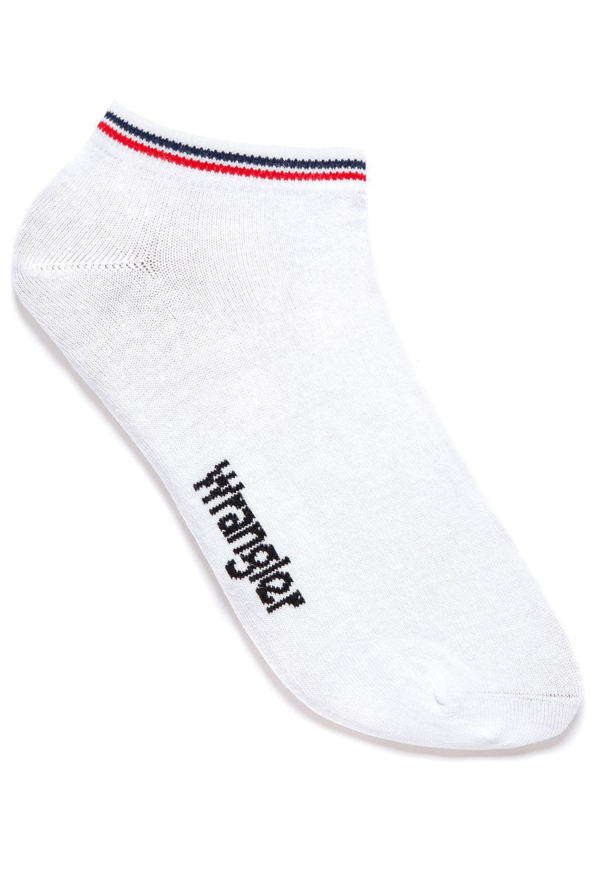 SKARPETKI WRANGLER LOW TENNIS SOCKS WHITE W0Z329612