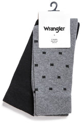 SKARPETKI WRANGLER DOT SOCKS BLACK W0Z578100