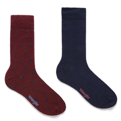 SKARPETKI MĘSKIE WRANGLER DOT SOCKS NAVY W0Z578114