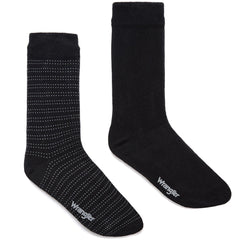 SKARPETKI WRANGLER STRIPE SOCKS BLACK W0Z678100