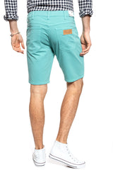 SPODENKI WRANGLER 5 POCKET SHORT LAGOON W14CKD42C