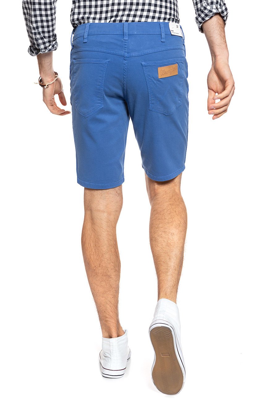 SPODENKI WRANGLER 5 POCKET SHORT FEDERAL BLUE W14CKDB01