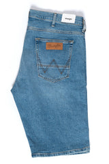 SPODENKI MĘSKIE WRANGLER COLTON SHORT MID SUMMER BLUE W15VV712Z