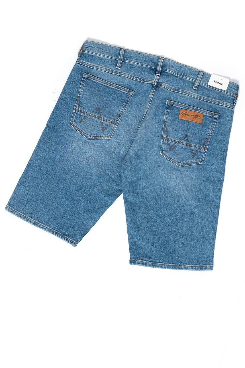 SPODENKI MĘSKIE WRANGLER COLTON SHORT MID SUMMER BLUE W15VV712Z