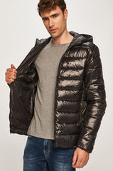 MĘSKA KURTKA ZIMOWA WRANGLER PUFFER JACKET BLACK W4A0XT100