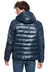 KURTKA ZIMOWA WRANGLER PUFFER JACKET NAVY W4A0XT114