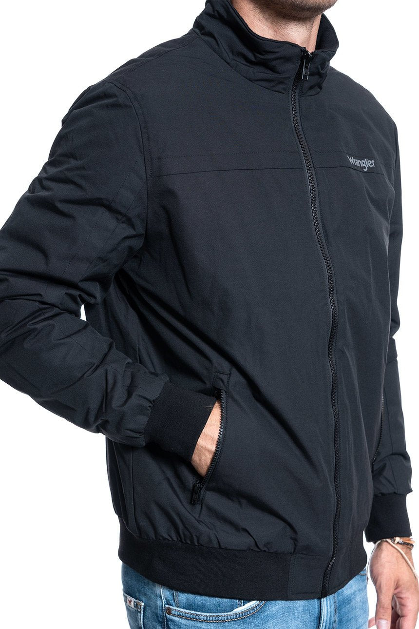 KURTKA MĘSKA WRANGLER BOMBER JACKET BLACK W4A1XR100