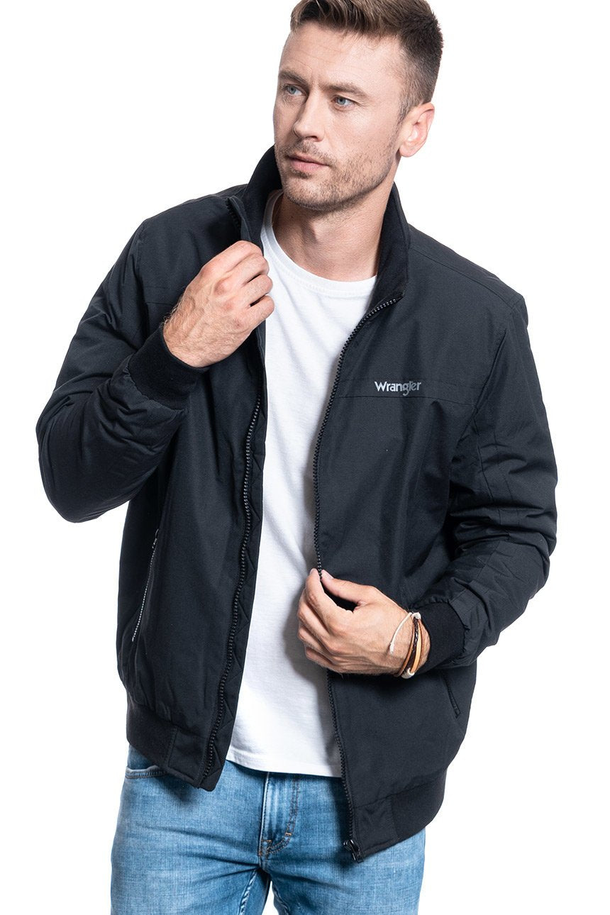 KURTKA MĘSKA WRANGLER BOMBER JACKET BLACK W4A1XR100