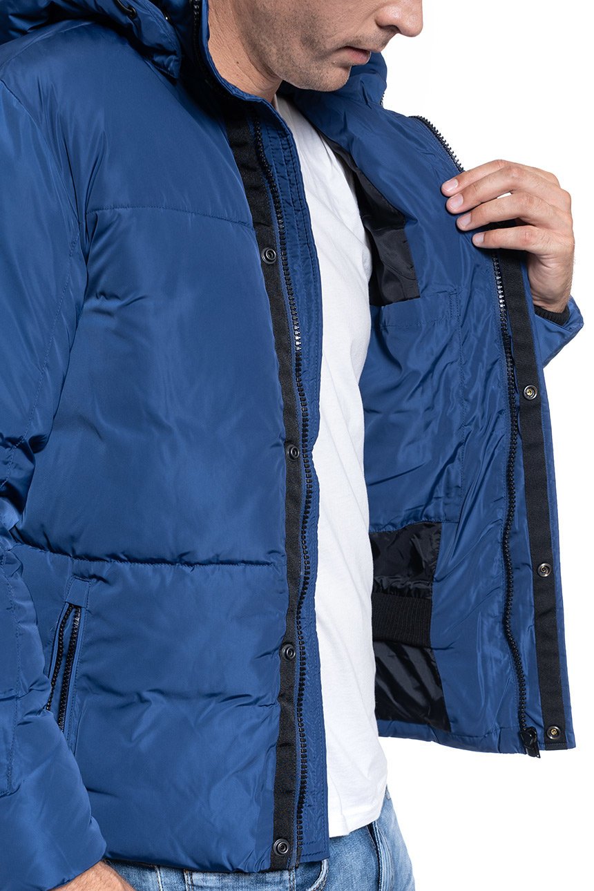 KURTKA MĘSKA WRANGLER PROTECTOR JACKET BLUE DEPTHS W4A2W3XJY