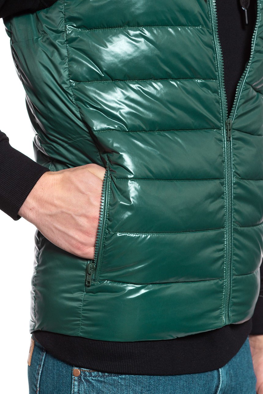 MĘSKI BEZRĘKAWNIK WRANGLER PUFFER VEST PINE W4A3XTG01