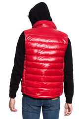 MĘSKI BEZRĘKAWNIK WRANGLER PUFFER VEST RED W4A3XTX47