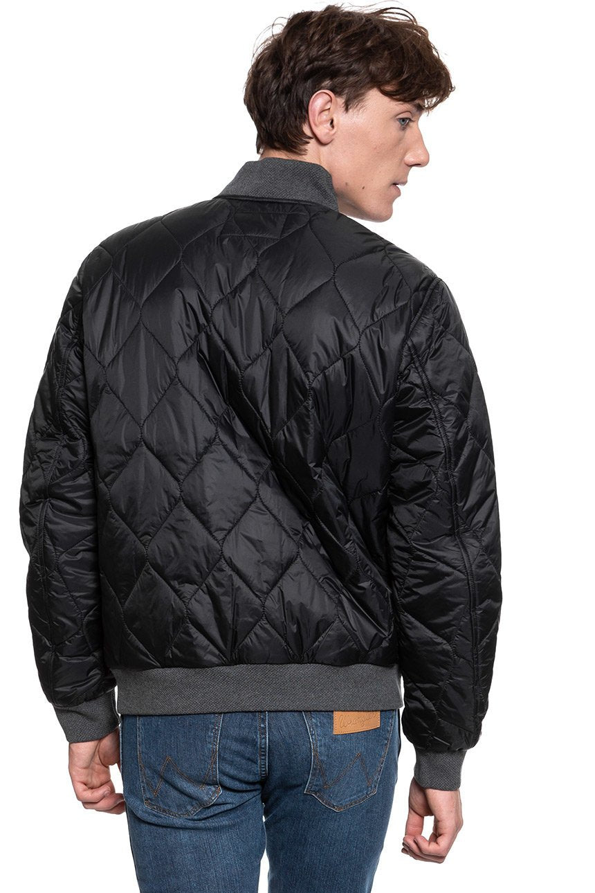 KURTKA WRANGLER BOMBER JACKET BLACK W4A6Y8100