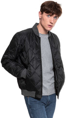 KURTKA WRANGLER BOMBER JACKET BLACK W4A6Y8100