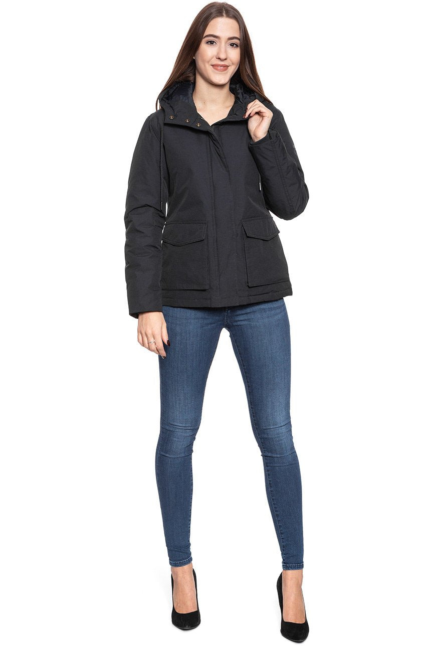 DAMSKA KURTKA PRZEJŚCIOWA WRANGLER SHORT PARKA DARK NAVY W4N4V4XAE