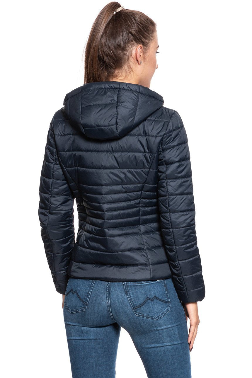 DAMSKA KURTKA PRZEJŚCIOWA WRANGLER PUFFER JACKET NAVY W4Z0XW114