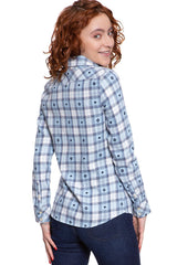 KOSZULA WRANGLER WESTERN CHECK SHIRT ANGEL FALL W5N1N6B07