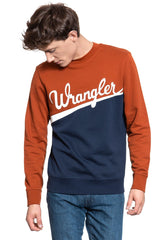 BLUZA WRANGLER CUT&SEW SWEAT PICANTE BROWN W6B7HYX9H