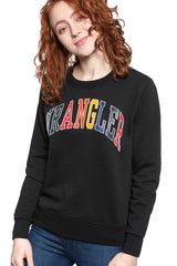 BLUZA WRANGLER REGULAR SWEAT BLACK W6N2HA100