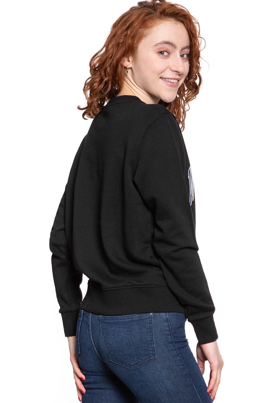 BLUZA WRANGLER REGULAR SWEAT BLACK W6N2HA100