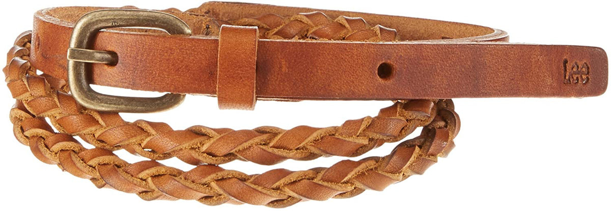 LEE TWISTED BELT DARK COGNAC LU065080