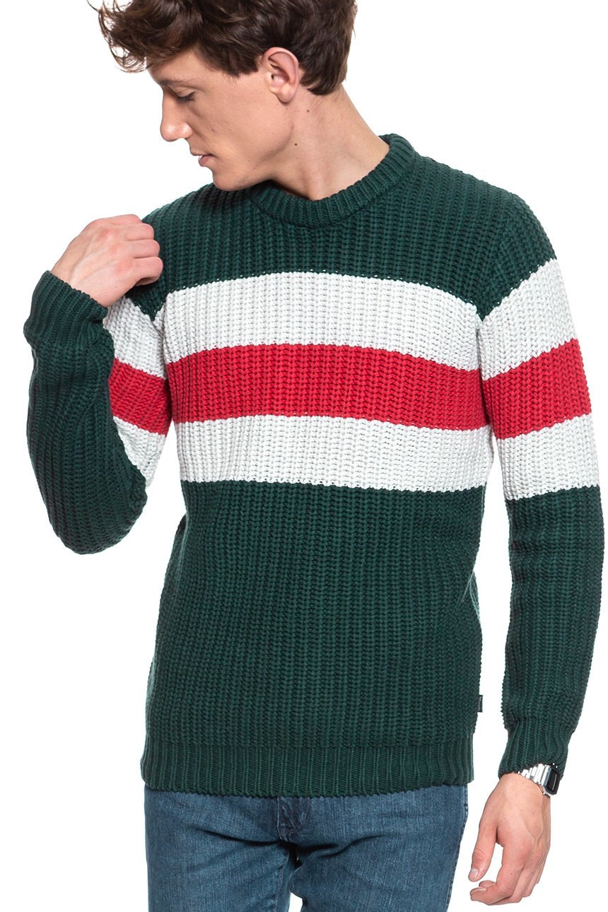 MĘSKI SWETER WRANGLER CHUNKY KNIT PINE W8A7PCG01