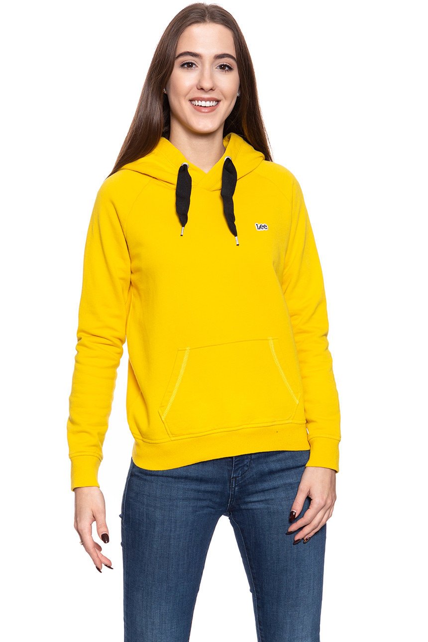 BLUZA LEE DAMSKA HOODY LEMON ZEST L36ATXMM