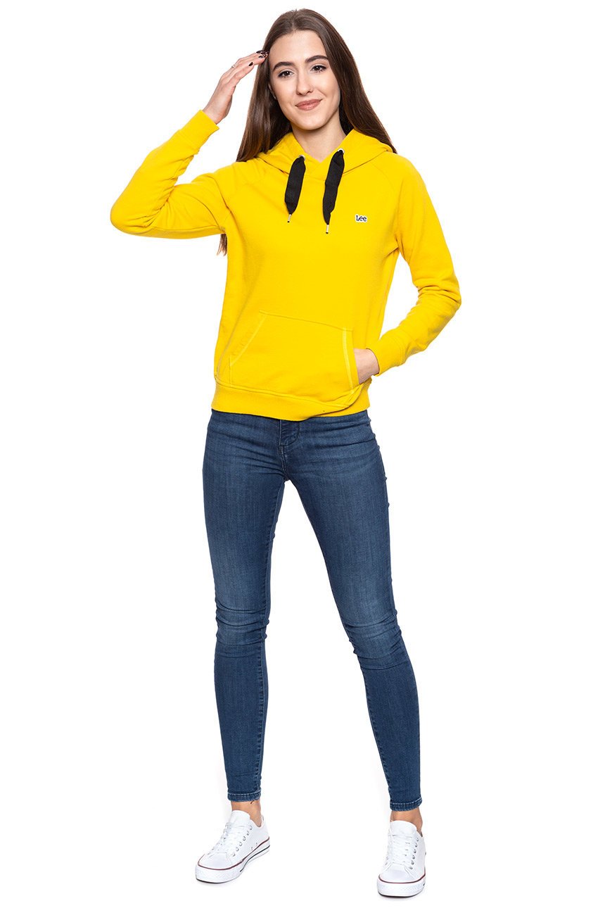 BLUZA LEE DAMSKA HOODY LEMON ZEST L36ATXMM