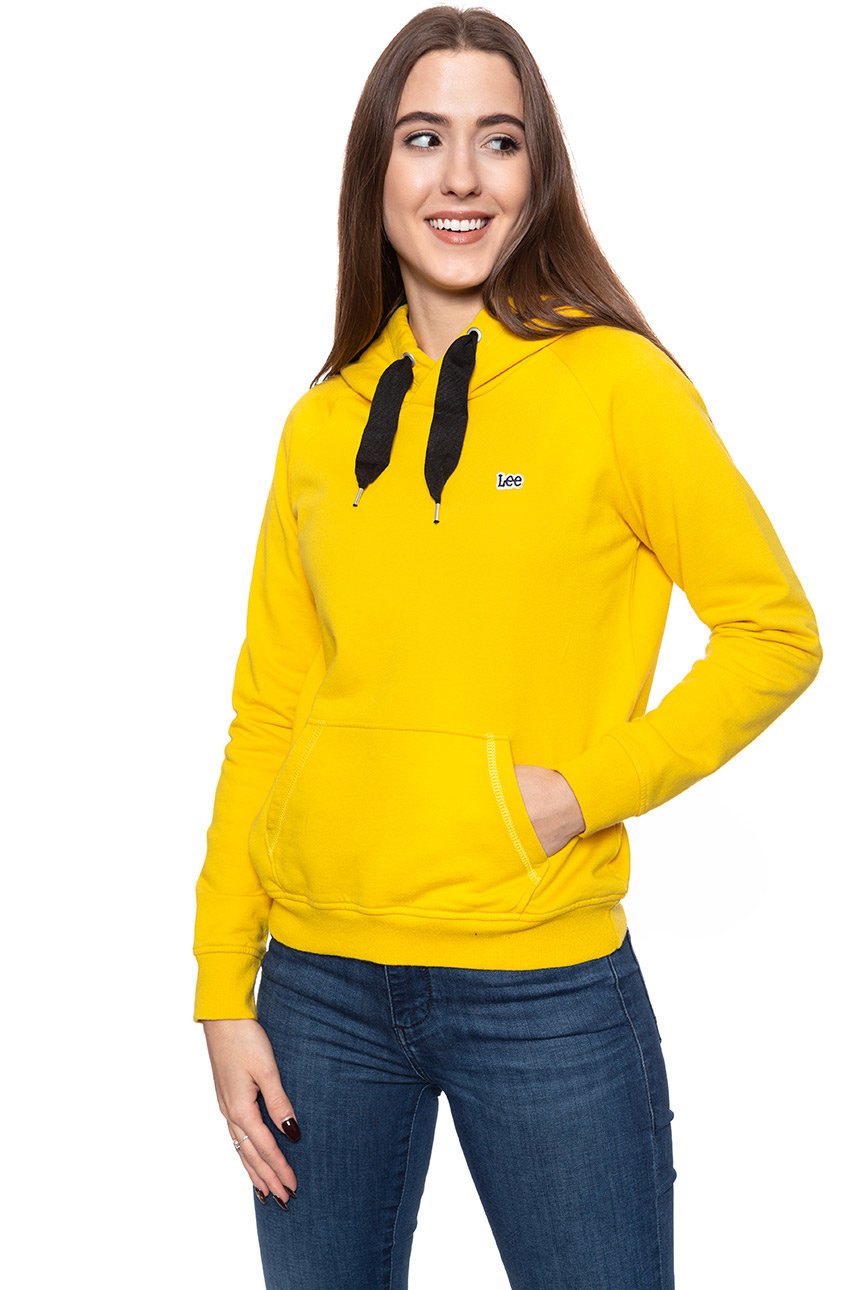 BLUZA LEE DAMSKA HOODY LEMON ZEST L36ATXMM