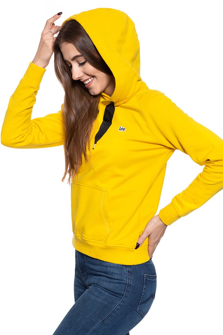 BLUZA LEE DAMSKA HOODY LEMON ZEST L36ATXMM