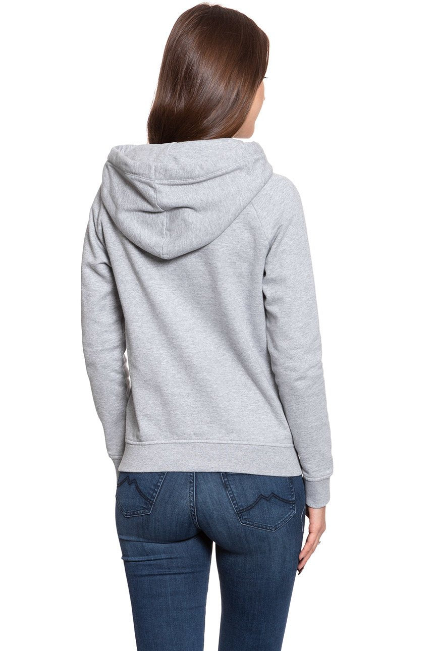 BLUZA LEE DAMSKA HOODY GREY MELE L36ATXMP