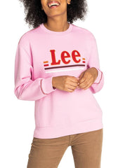 BLUZA DAMSKA LEE LOGO SWS FROST PINK L36GTXMC