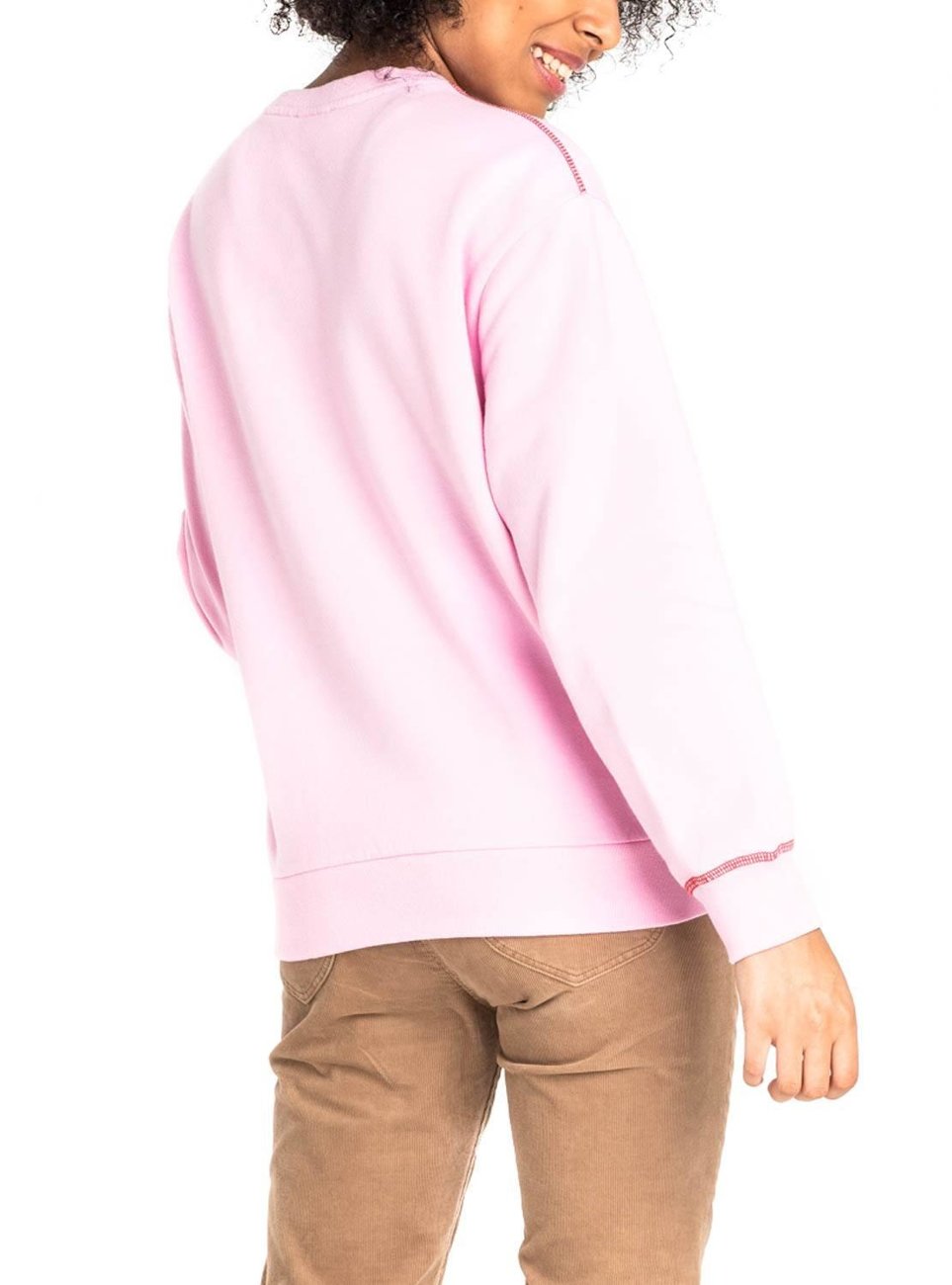 BLUZA DAMSKA LEE LOGO SWS FROST PINK L36GTXMC