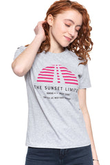 LEE T SHIRT SUNSET TEE GREY MELE L42XEPMP