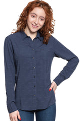 KOSZULA DAMSKA LEE ONE POCKET SHIRT MIDNIGHT NAVY L46BPOMA