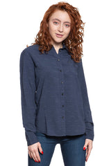 KOSZULA DAMSKA LEE ONE POCKET SHIRT MIDNIGHT NAVY L46BPOMA