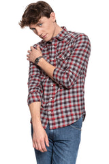 KOSZULA LEE WESTERN SHIRT WARP RED L643OAKG