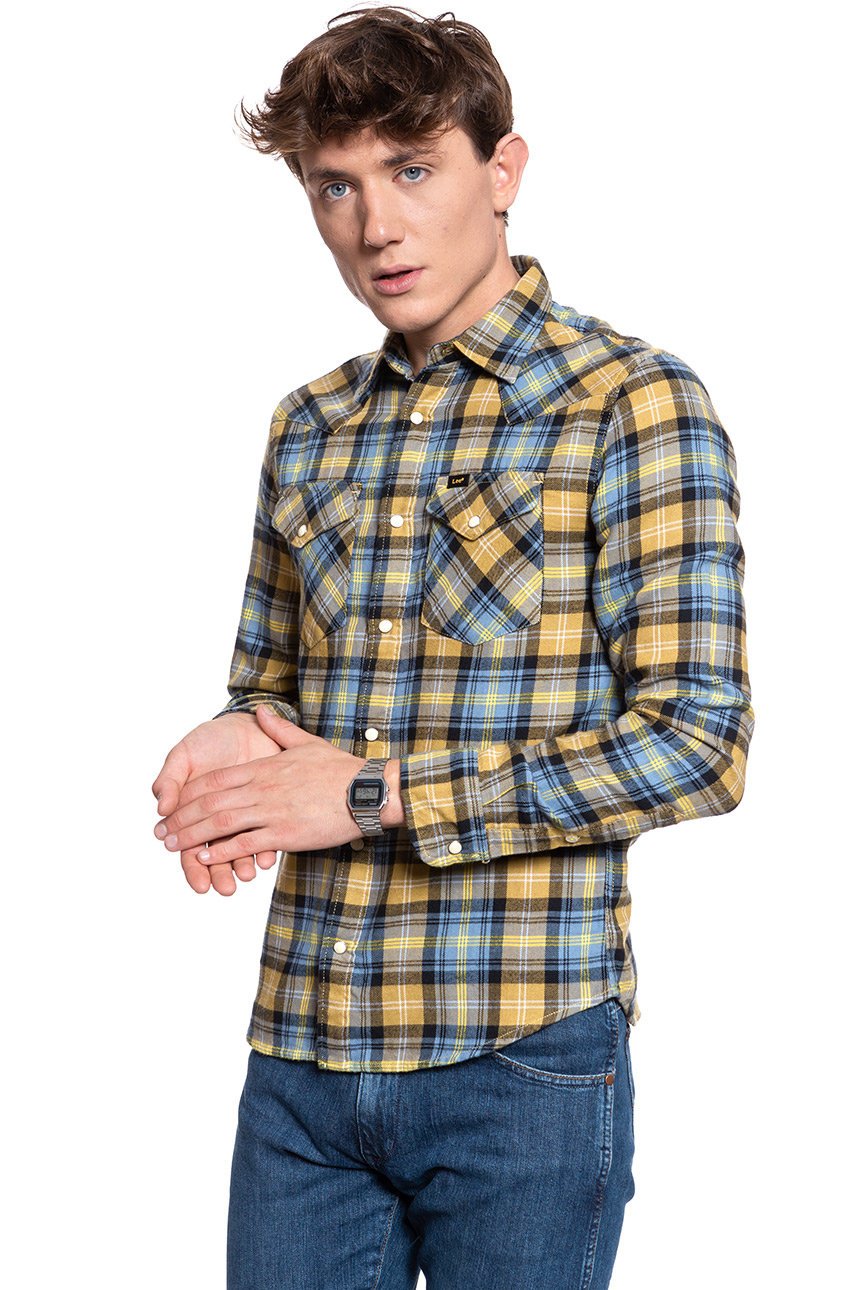 KOSZULA LEE WESTERN SHIRT FROST BLUE L643OBMJ