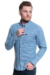 KOSZULA MĘSKA LEE SLIM BUTTON DOWN FROST BLUE L66XORMJ